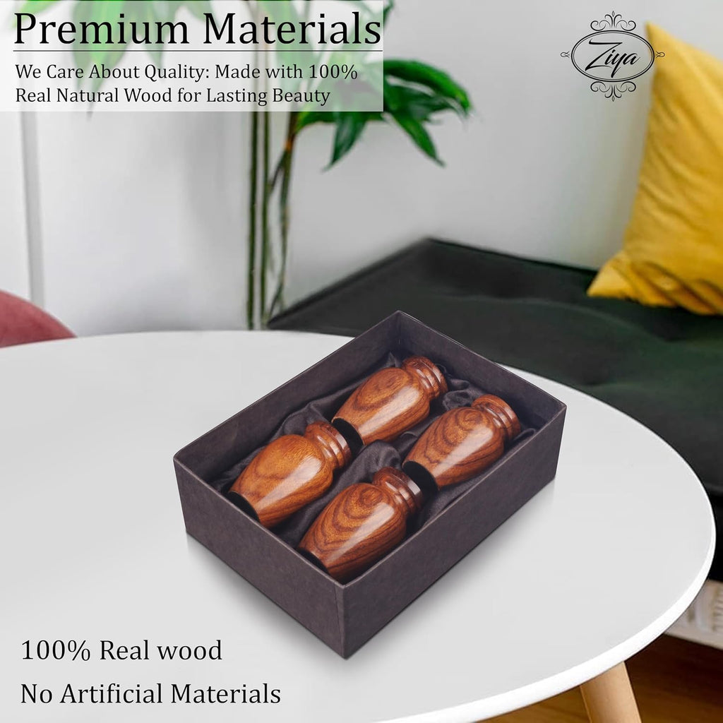 Wooden Cremation Small Urns for Human Ashes Keepsake Adult Male Female - Mini Urn for Ashes for Women Men Child