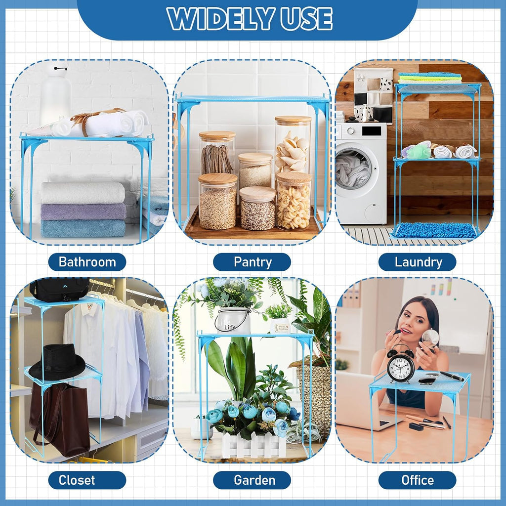 13 Pcs Locker Organizer and Accessories Includes Locker Shelf, Magnetic Pen Holder, Dry Erase Marker, Mirror