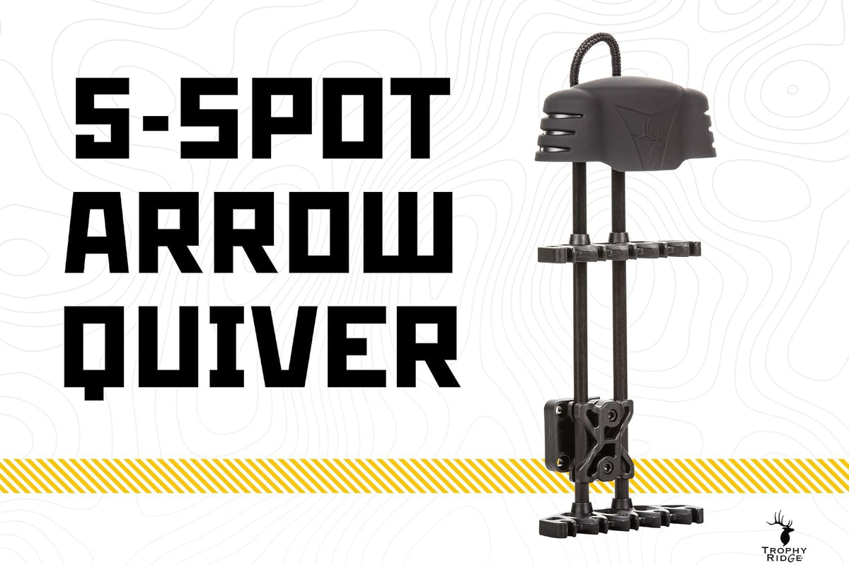 5-Spot Archery Arrow Quiver, Black