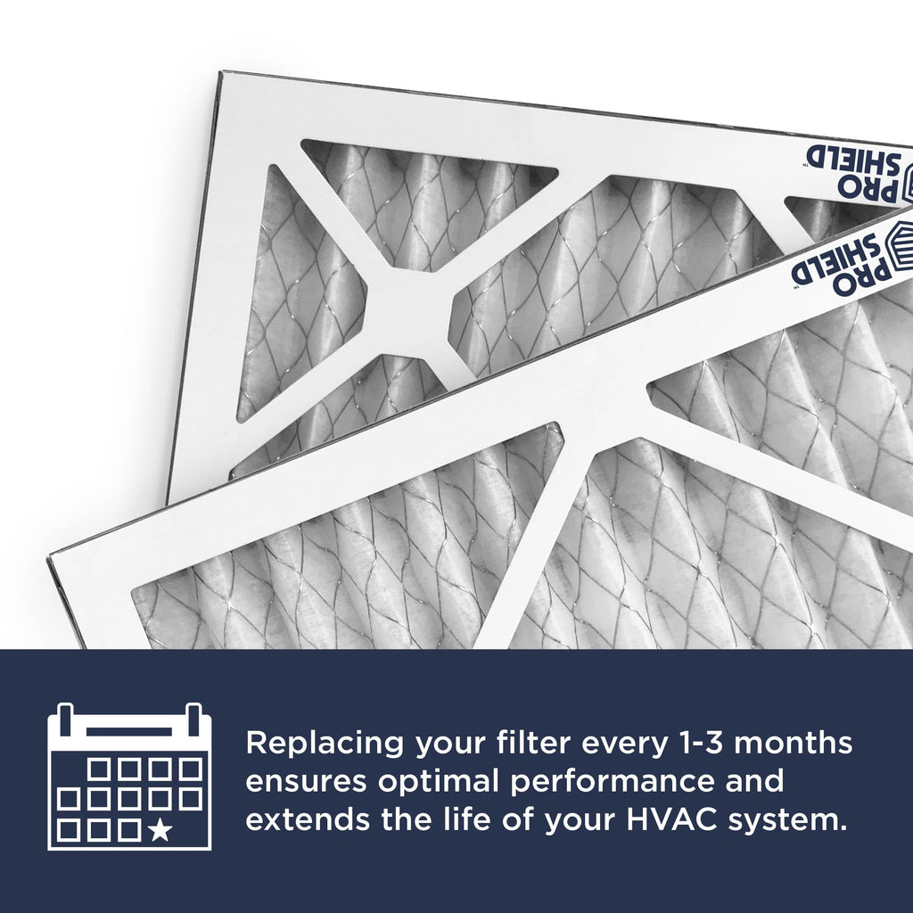 12x24x1 MERV 11 Enhanced Pleated HVAC Air Filter, 6 Pack