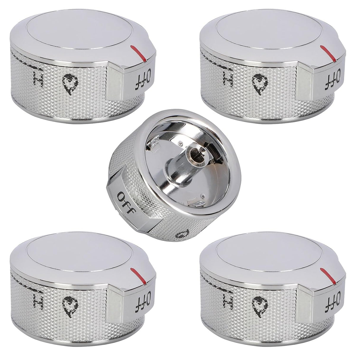 New Upgraded W11030413 Stove Control knob fit for Whirlpool KitchenAid Stove knobs, w11030413 knob Replace W10643306 W10786063 W11027434 4461624 AP6038805 PS11770322 EAP11770322 knob (5 Packs)