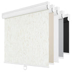 Linen Blackout Roller Shades, Cordless Window Blinds for Home