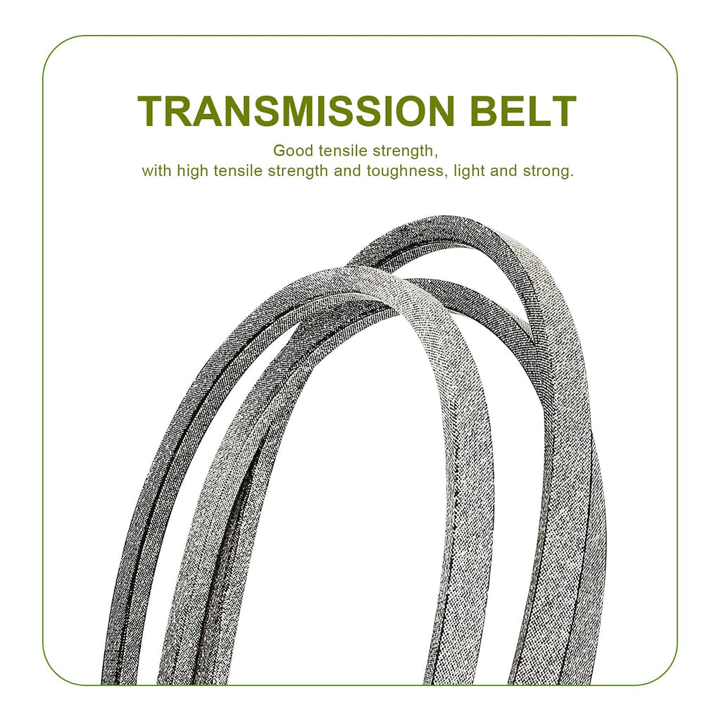 2 Pack 405143 Mower Drive Deck Belt 106" X 1/2" Replacement 46" for Ariens 21546607 AYP 405143 584453101 7133156 Craftsman 532405143 Fits Husqvarna 2246LS 2346XLS YTH20K46 YTH2146XP YTH2246
