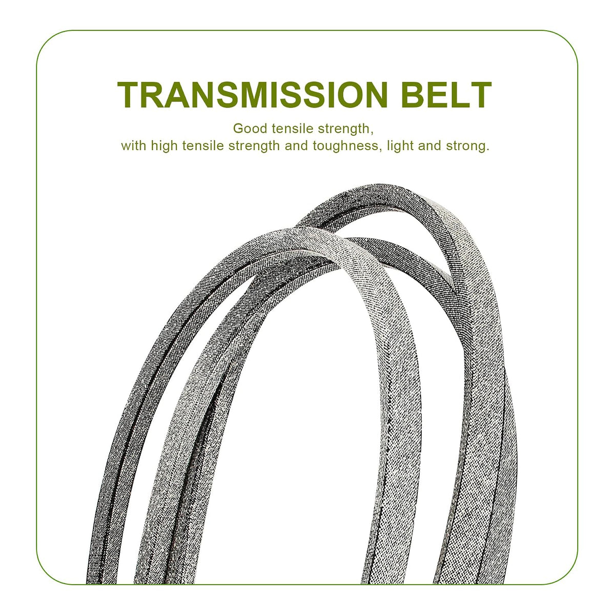2 Pack 405143 Mower Drive Deck Belt 106" X 1/2" Replacement 46" for Ariens 21546607 AYP 405143 584453101 7133156 Craftsman 532405143 Fits Husqvarna 2246LS 2346XLS YTH20K46 YTH2146XP YTH2246