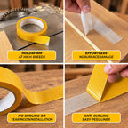 Double Sided Woodworking Tape, 1 in x 108 ft Each, 3 Rolls Strong Hold