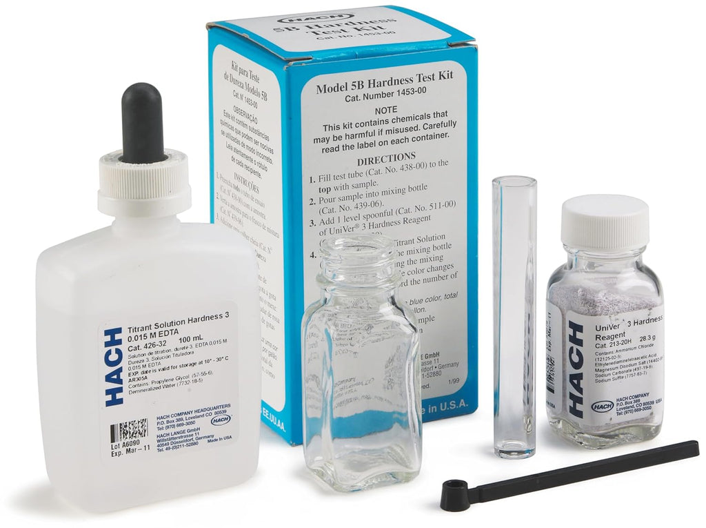 Total Hardness Test Kit, Model 5-B, Drop Count Titration, 145300
