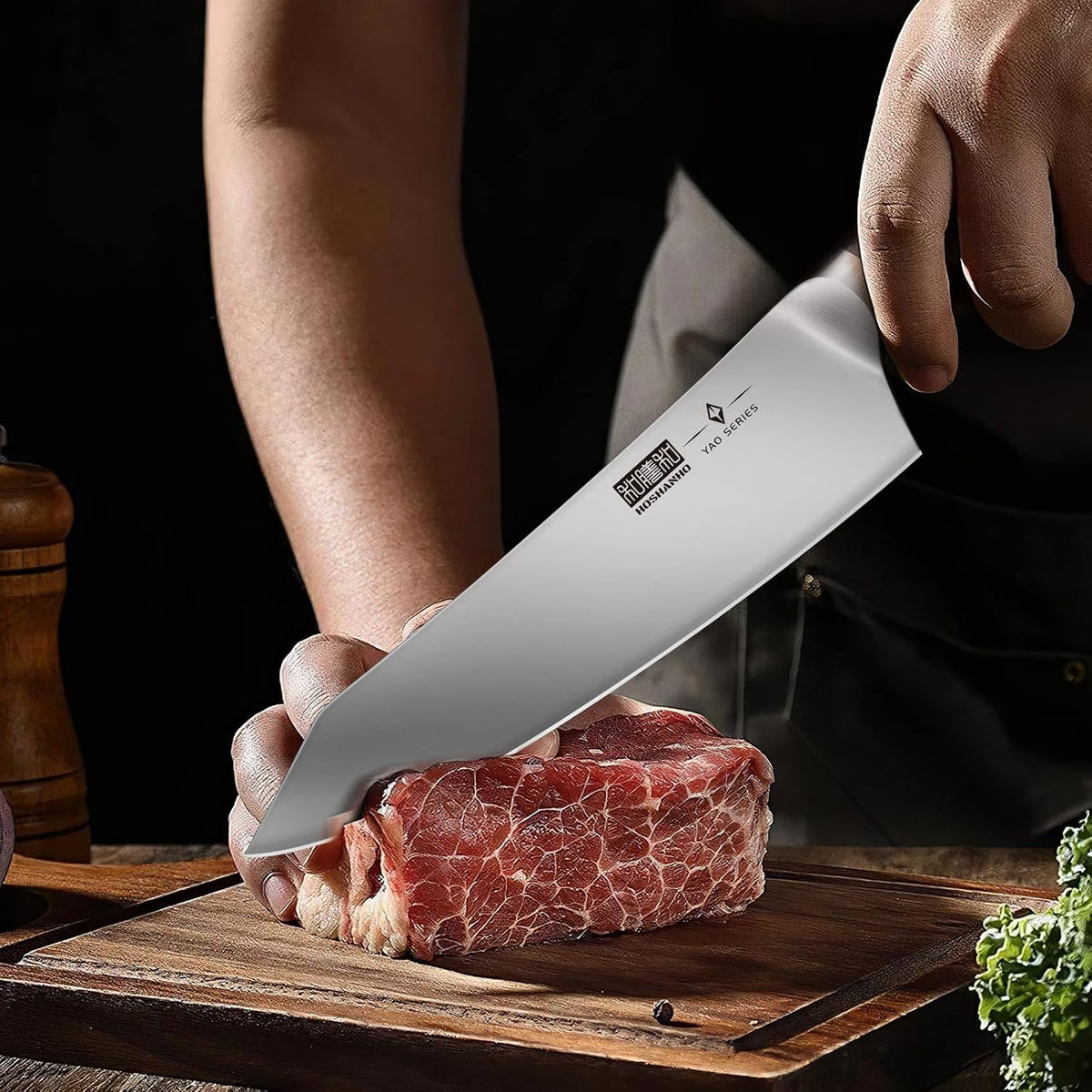 16-Piece Kitchen Knife Set with Block, Ultra Sharp Chef Knife Set