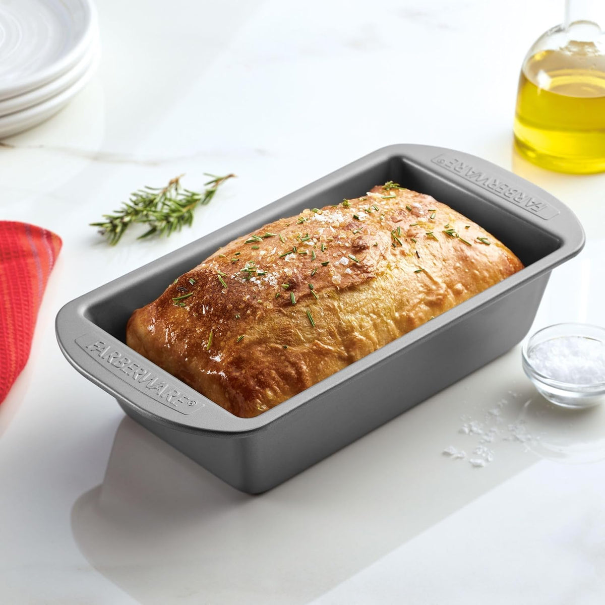 Bakeware Nonstick Loaf Pans for Baking, 9-Inch x 5-Inch, Gray