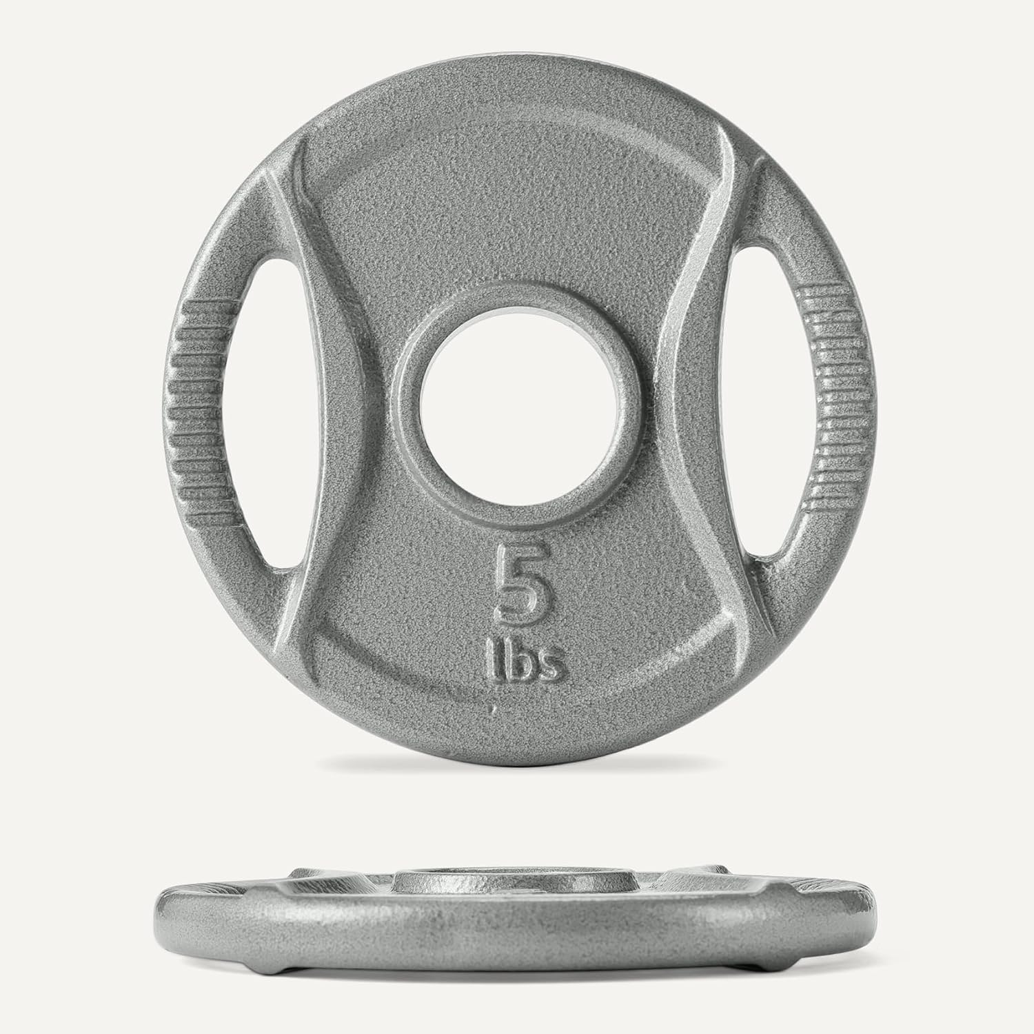 2-Inch Olympic Grip Weight Plates, Cast Iron