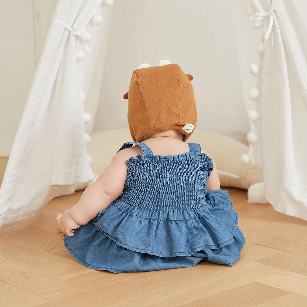 Baby Girls Summer Denim Romper Clothes Dress Newborn Sunsuit 3 6 9 12 18 Months One-Piece Jumpsuits Outfits