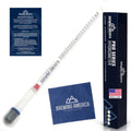 USA-Made Beer Mashing Hydrometer Calibrated at 155 Degrees Fahrenheit - Specific Gravity Pro Series Brewing Triple