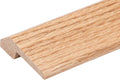 36" Red Oak Overlap Reducer – 2" Wide Wood Floor Transition Strip for 5/16"-3/8" Overlap – Unfinished Solid Oak