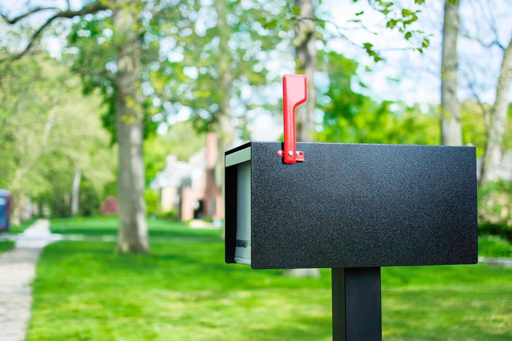 Galvanized Steel Mailbox Flag Replacement Kit, Red | Rust-resistant powder-coat finish and a fit for most mailboxes.