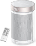 Space Heater, Portable Electric Heaters for Indoor Use with Remote | Adjustable Thermostat, 12H Timer, 5 Mode, 1500W