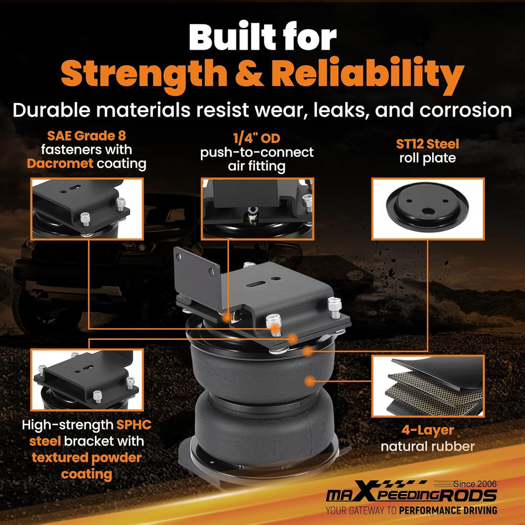 maXpeedingrods 5000 lbs Air Suspension Bag Kit for Dodge Ram 1500 2009-2018