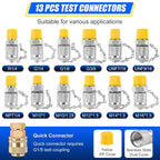 AJulyBee Hydraulic Pressure Test Kit with Storage Case