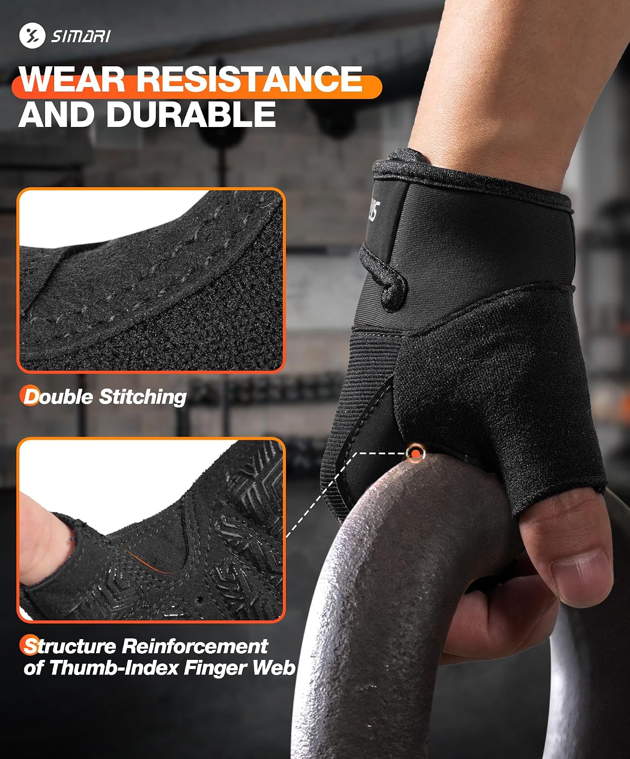 Breathable Workout Gloves with Cushion Pad/Grip/Reduce Calluses, Weight Lifting Gloves for Gym Exercise, Cycling