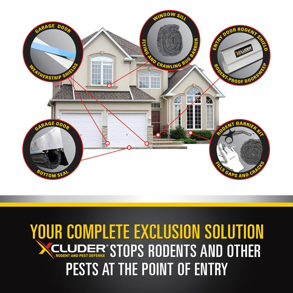 36" Versa-Line Rodent Proof Door Sweep, Mill Aluminum Finish – Seals Out Rodents and Pests, Easy to Install, Maximum