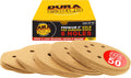 Premium - Variety Pack - 5" Gold Sanding Discs - 8-Hole Dustless Hook and Loop - 10 Each of Grit (60, 80, 120, 220