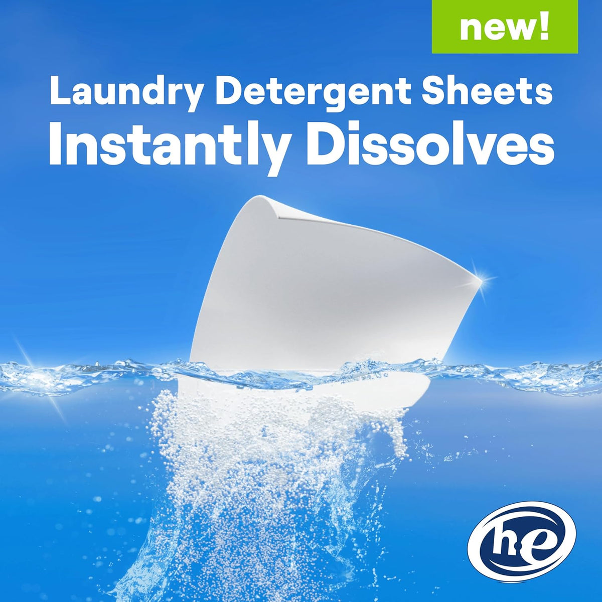 Laundry Detergent Sheets, Free & Clear, 32 Count