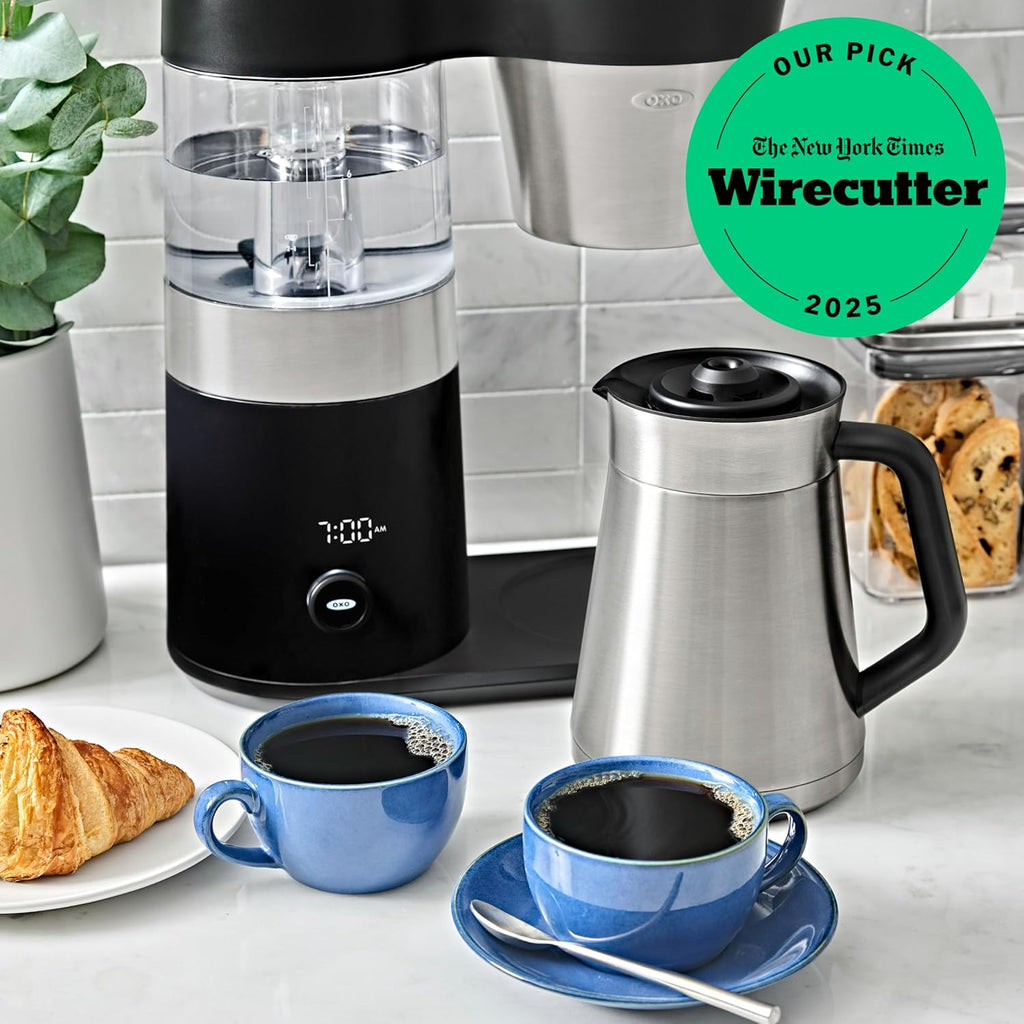 Brew 9-Cup Drip Coffee Maker – Programmable Coffee Machine | Stainless Steel, Single Serve or Full Carafe Option, SCA