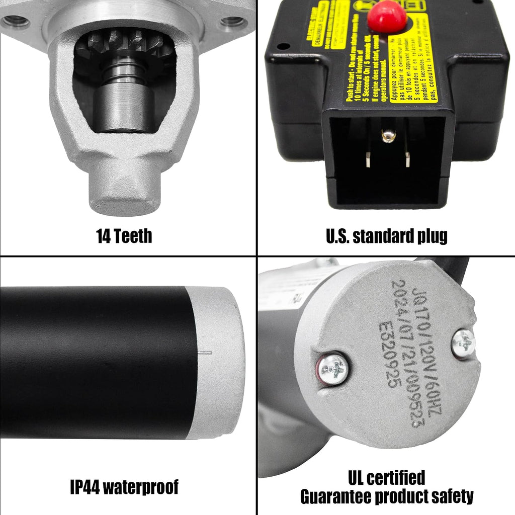 fullas JQ170-2 Starter for LCT 291 306cc Ariens AX291 AX306 Snowblower