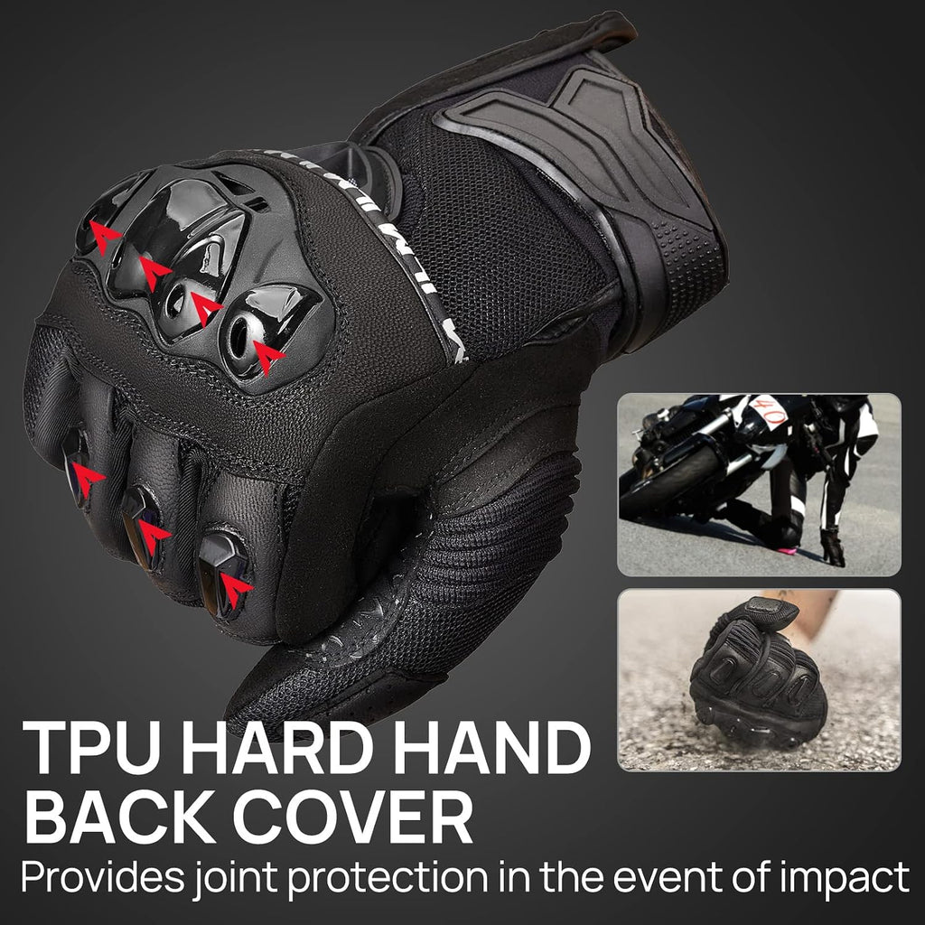 Motorcycle Gloves for Men Women Touchscreen Riding Gloves WD01
