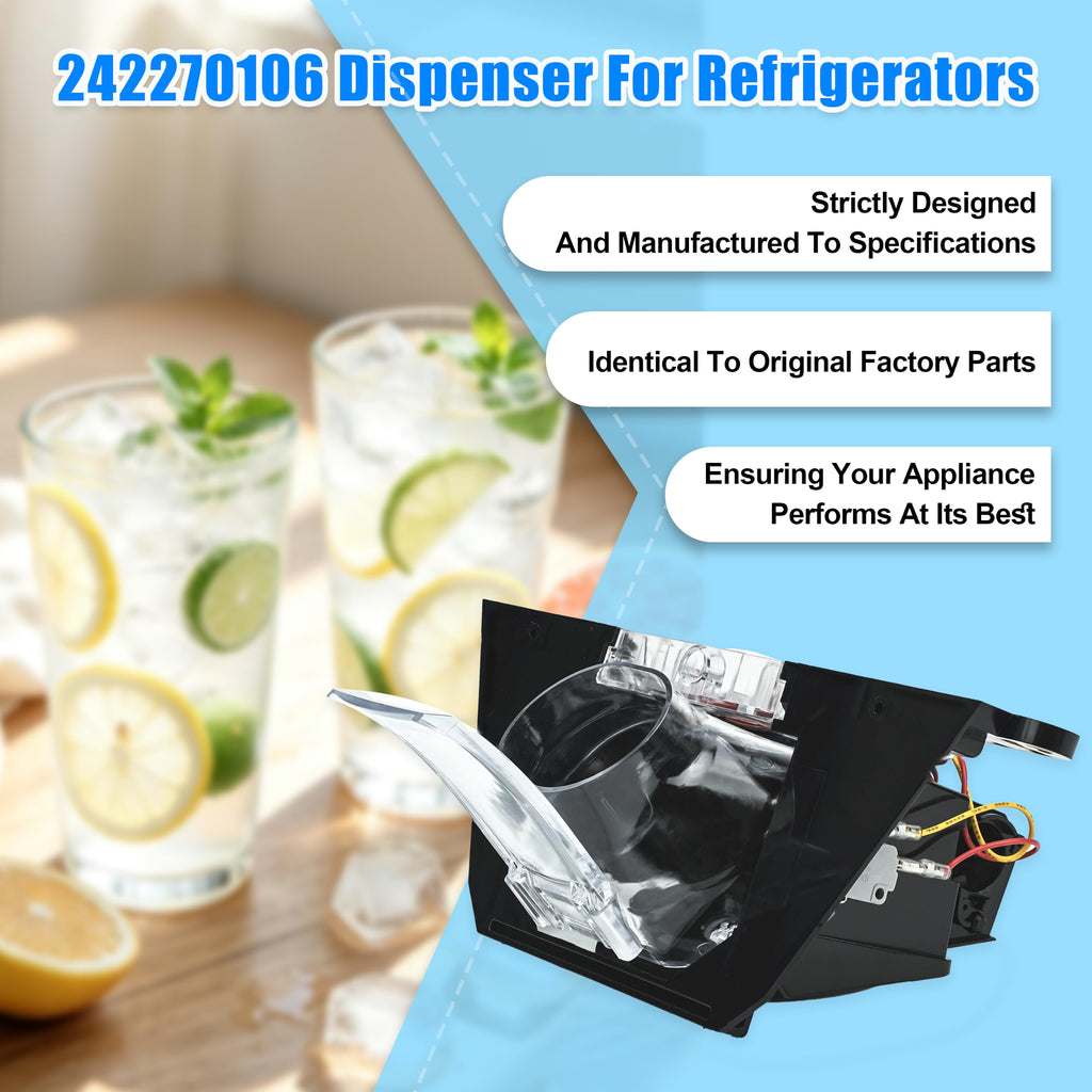 242270106 Ice and Water Dispenser Replacement for Frigidaire Refrigerators