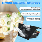 242270106 Ice and Water Dispenser Replacement for Frigidaire Refrigerators