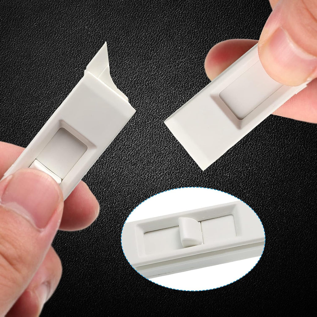 Jetec Window Latch Replacement Plastic Latch Pairs, 4 Pieces