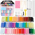 60-Color Polymer Clay Oven Bake Modeling Kit | 12 sculpting tools, 3-layer storage box, acc. pack, guide. Great for