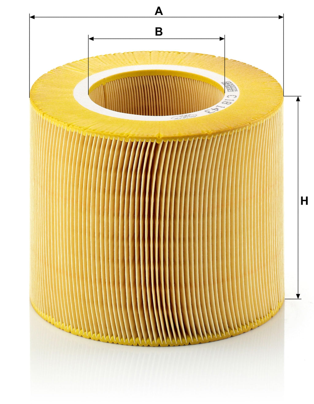 Mann Filter C 18 143 Engine Air Filter Replacement Compatible With Various Saab 9-5 Models (1999-2009)