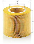 Mann Filter C 18 143 Engine Air Filter Replacement Compatible With Various Saab 9-5 Models (1999-2009)