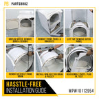 Dryer Drum Belt for Whirlpool YMED8100DW1