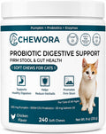 Probiotics for Cats – Digestive Support Chews, 240 Chews