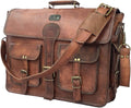 Leather Messenger Bag for Men, 18 Inch Laptop Crossbody, Handmade Leather Shoulder Satchel Bag for Men, Full Grain