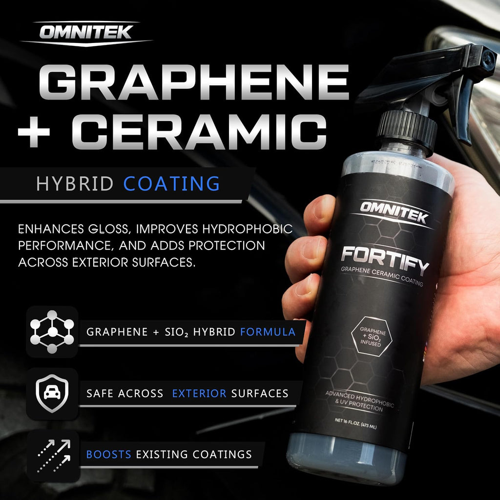 Graphene Ceramic Coating - Ceramic Spray Coating for Cars - Hydrophobic Protection Repels Water - Enhances Gloss and