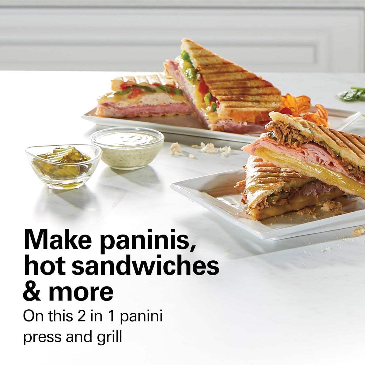Panini Press, Sandwich Maker & Electric Indoor Grill