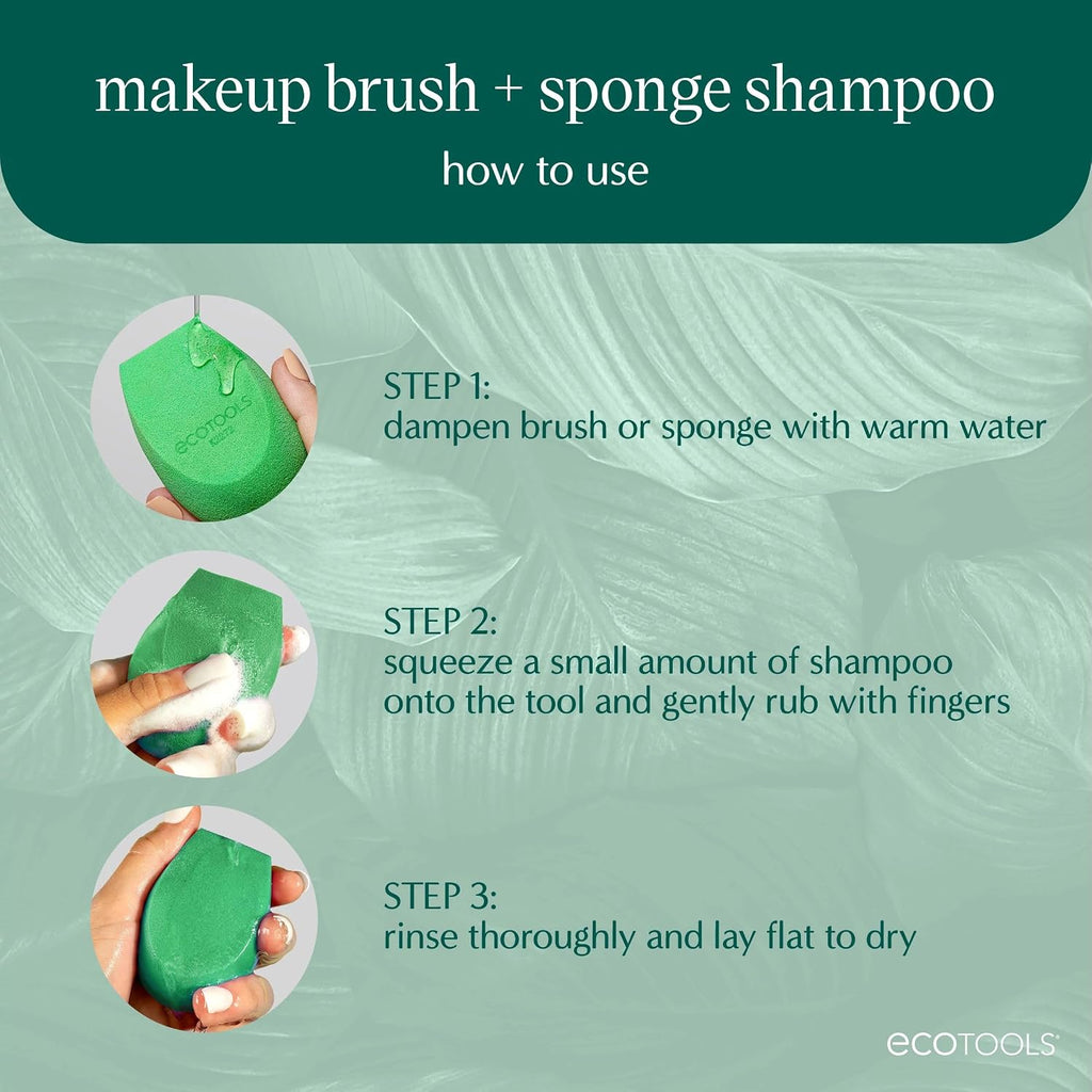 XL Makeup Brush Cleanser, Sponge Shampoo, Fragrance-Free, 16 Fl Oz | Cleaner brushes and sponges, makeup brush soap