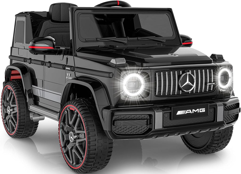 Mercedes-Benz G63 Kids Ride On Car, 12V Toddler Electric Car with Remote | Licensed Mercedes G Wagon, parental remote