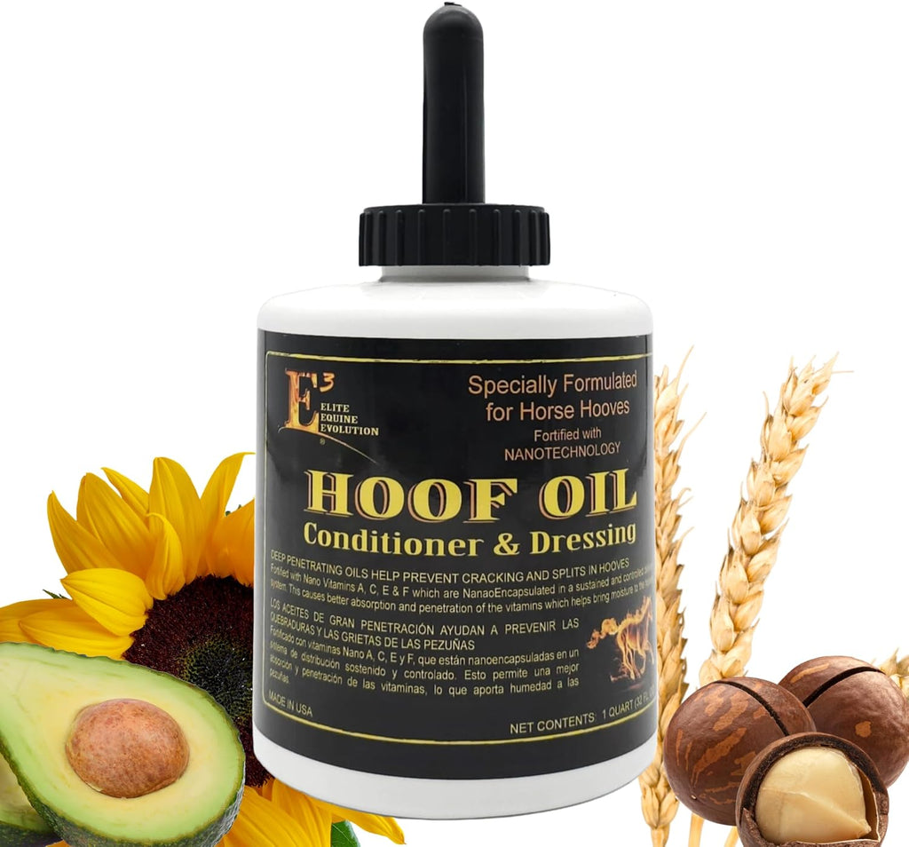 Hoof Conditioner & Dressing Oil 32 oz, Expert Formula for Nourishing & Protecting Horse Hooves, Deep Conditioning for