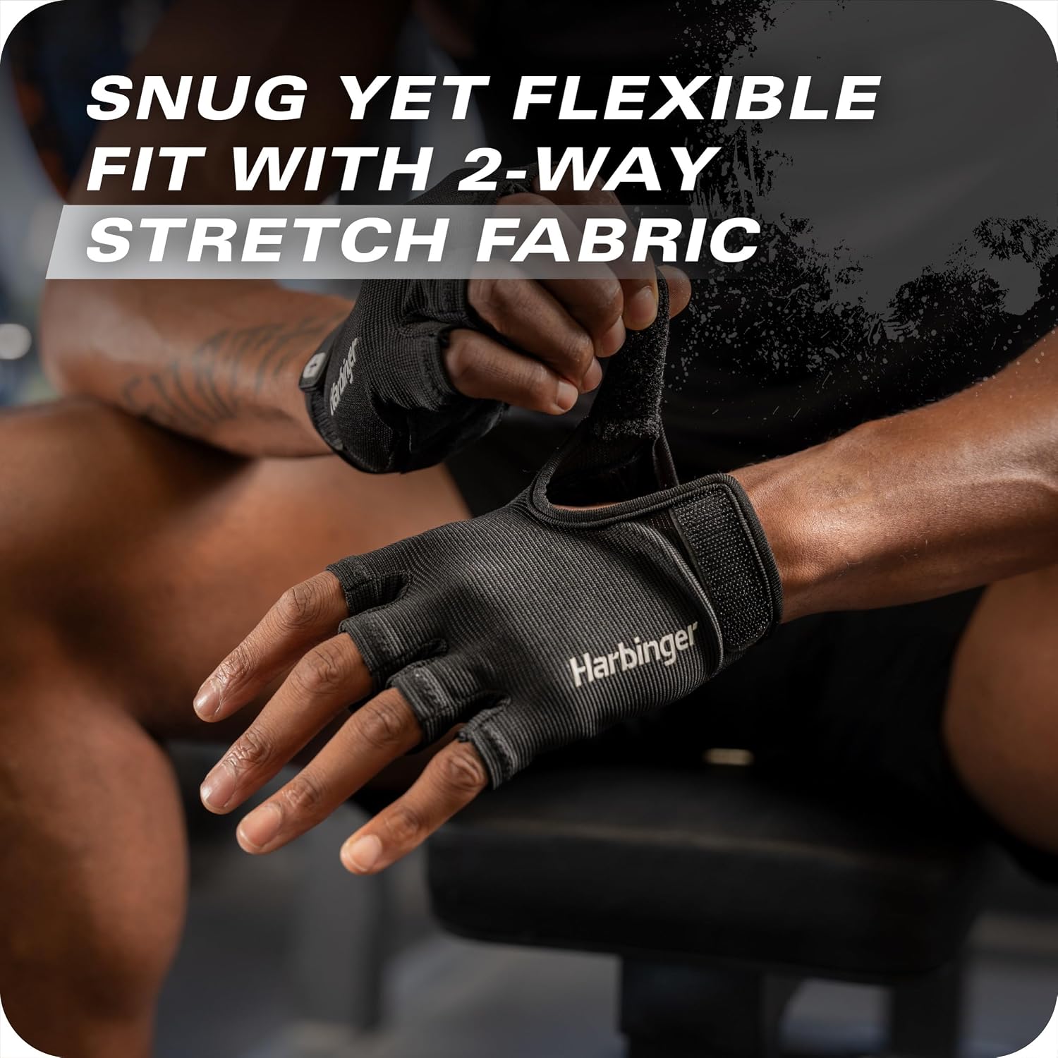 Power Gloves 3.0 - Durable Half Finger Weightlifting Gloves with Adjustable Wrist Closure, Breathable Leather Palm