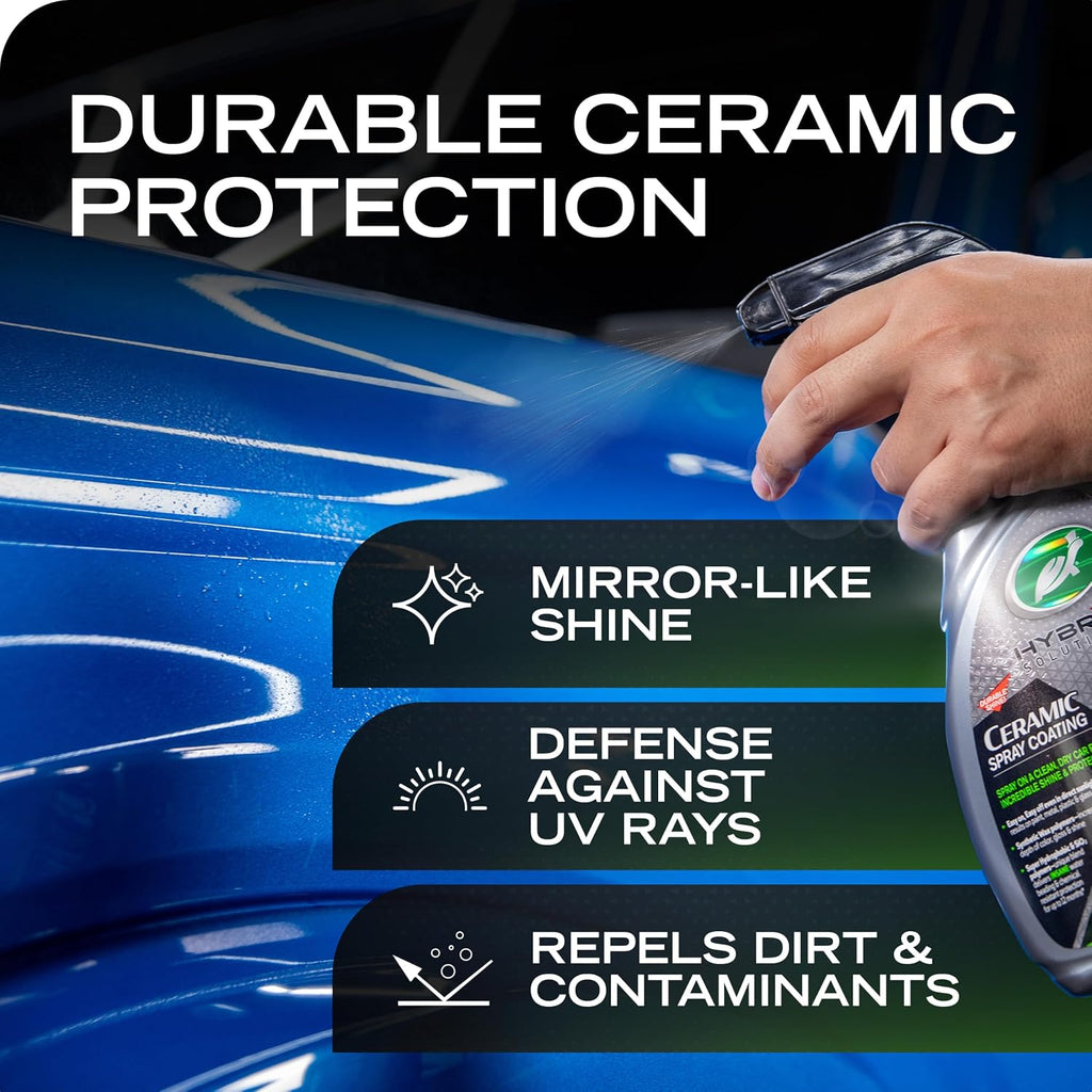 Hybrid Solutions Ceramic Spray Wax Coating, 16 oz (Pack of 1) | High Shine Car Wax, Offers Durable Paint Protection