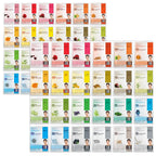 48 Korean Essence Sheet Mask Variety Pack, 24 Formulas x 2 Each
