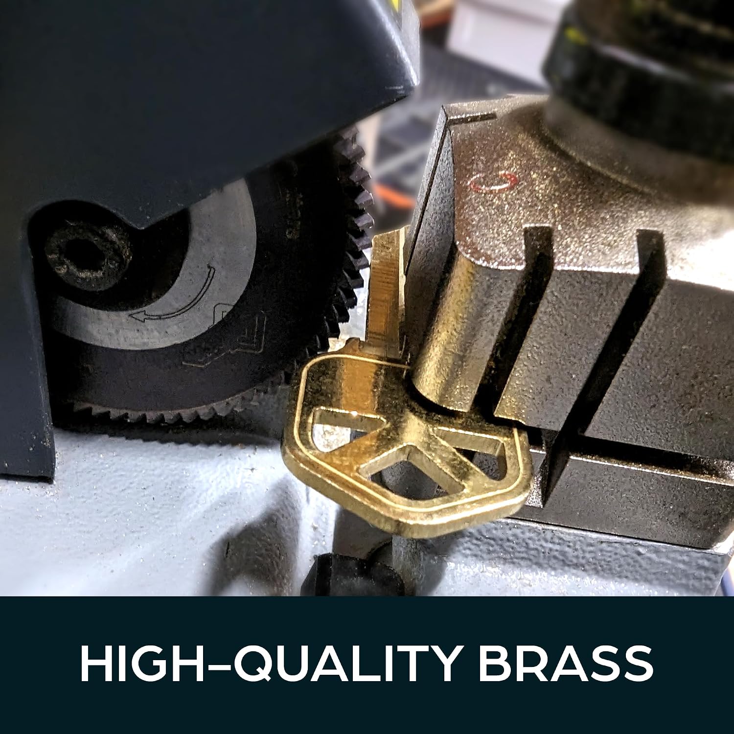 KW1 Key Blanks (10 Pack) – Premium Brass, Easily Customizable, Perfect Fit for KW1 Locks