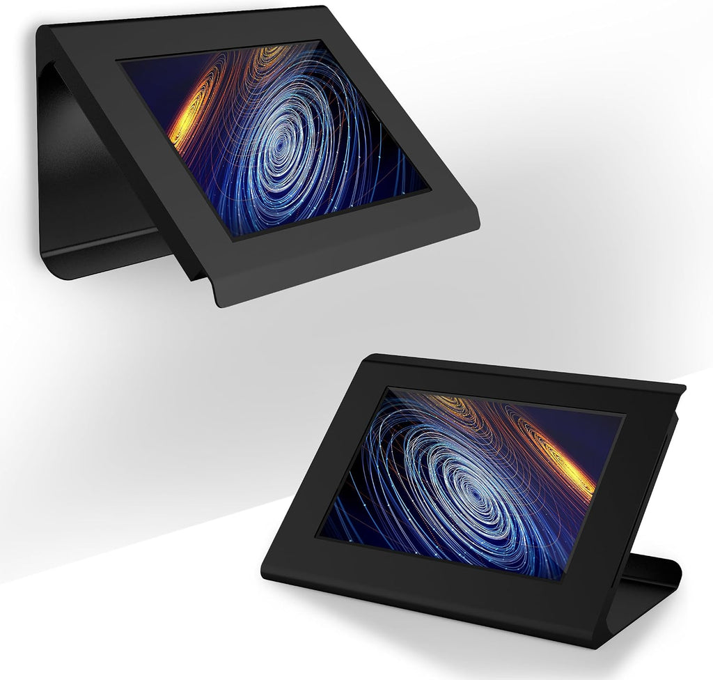iPad & Tablet Kiosk Stand, Anti-Theft Secure Enclosure for 10.2"–11" iPad & Samsung Tablets, Countertop or Wall