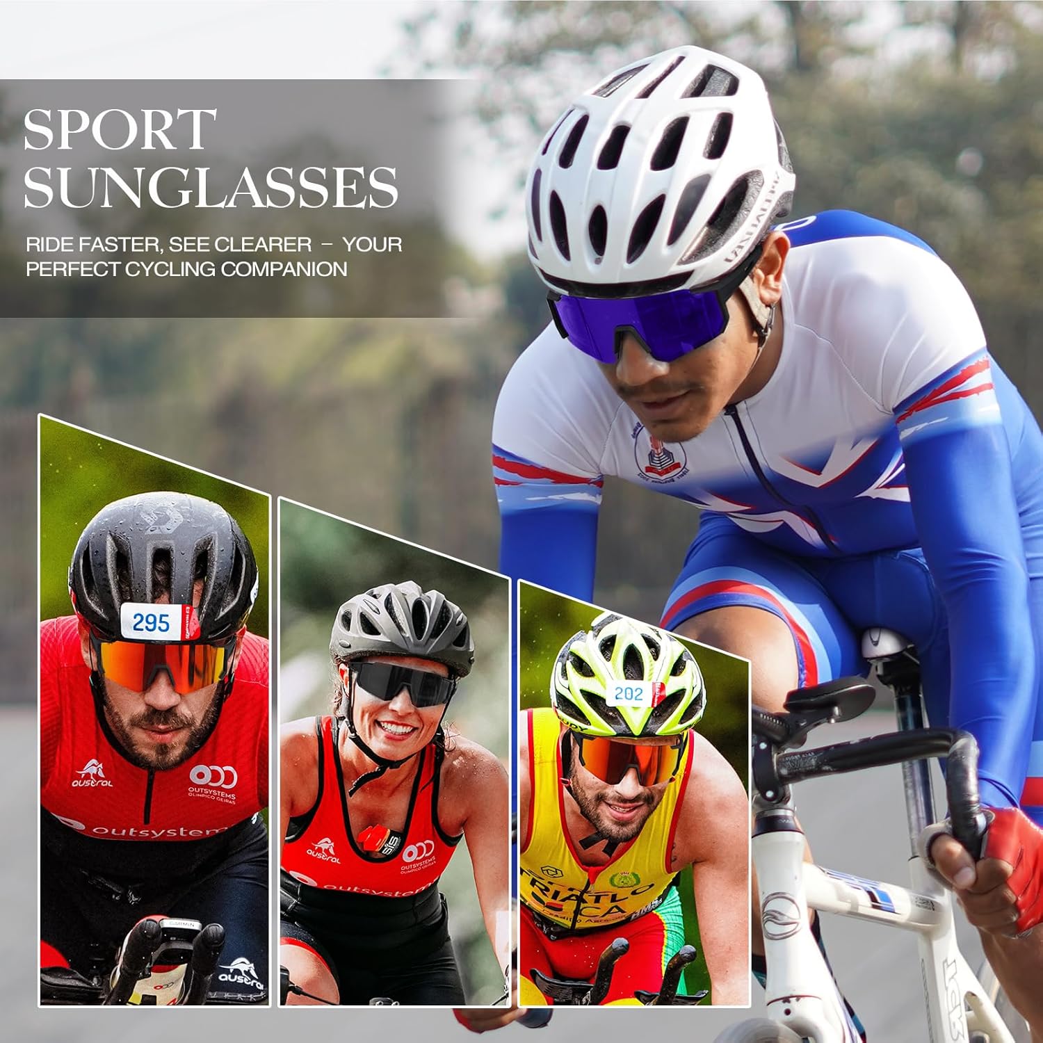 Polarized Sport Sunglasses Men Women TR90 Lightweight UV400 | Polarized Sport Sunglasses with TR90 Lightweight Frame