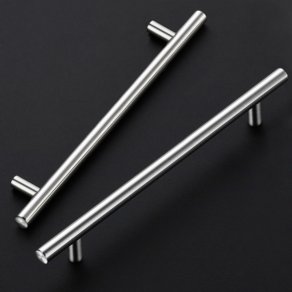 Cabinet Pulls,10" Length,7-1/2" Hole Center,Brushed Nickel,5 Pack