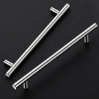 Cabinet Pulls,10" Length,7-1/2" Hole Center,Brushed Nickel,5 Pack