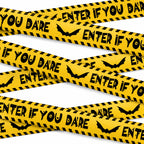 4Pk 3" x118ft Halloween Caution Tape for Haunted House Party